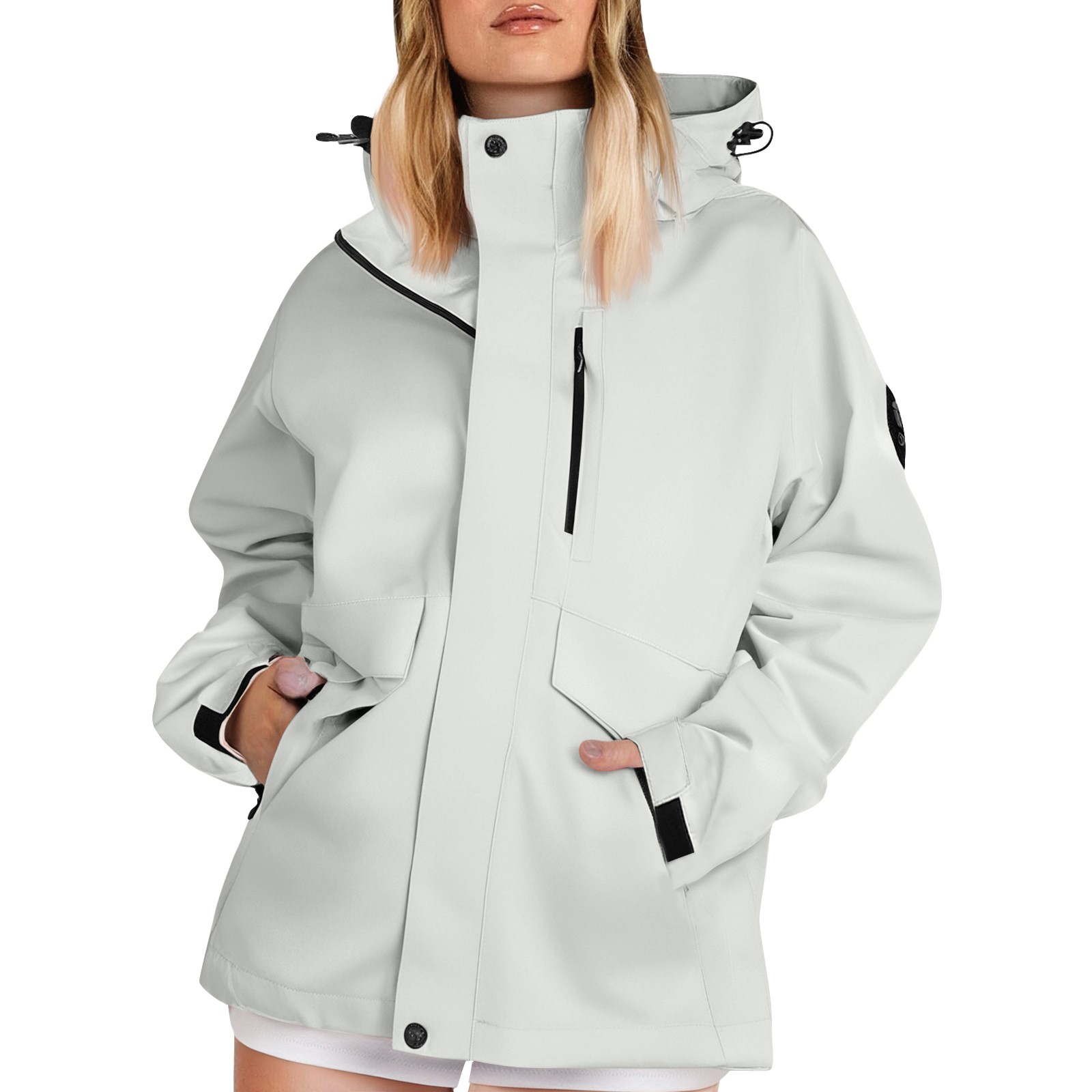Summer Rain Clothing - Lichtgewicht wandeljassen voor dames, effen kleur,