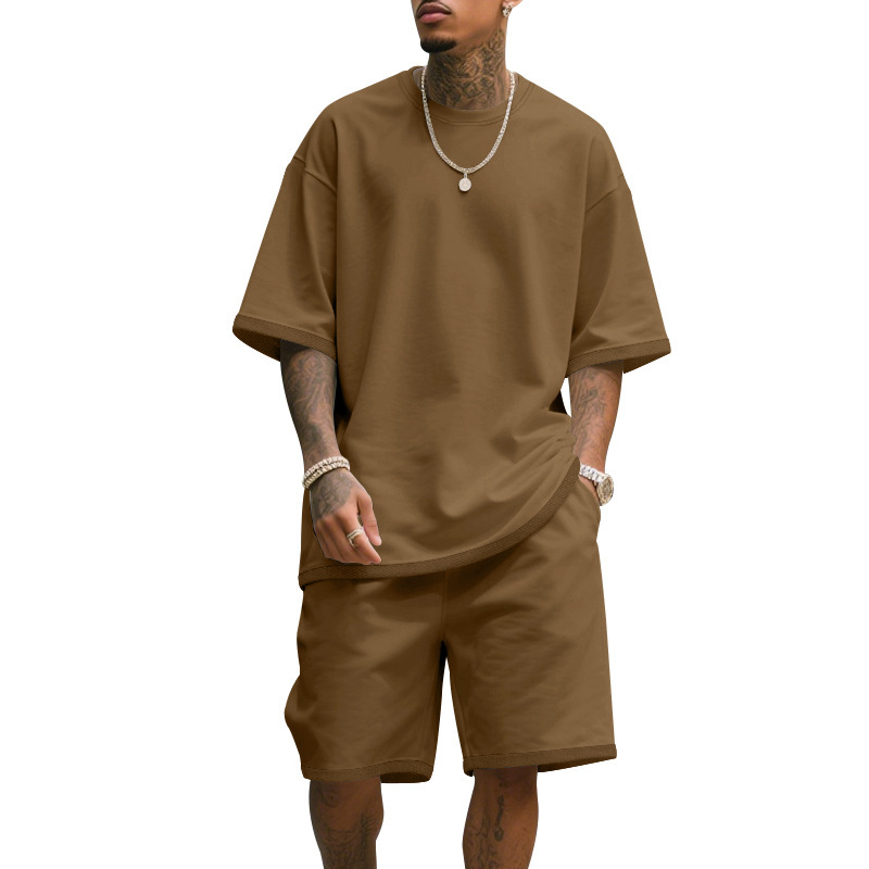 Summer Clothing Pieces - Heren Casual Tweedelig Set Zomer Korte