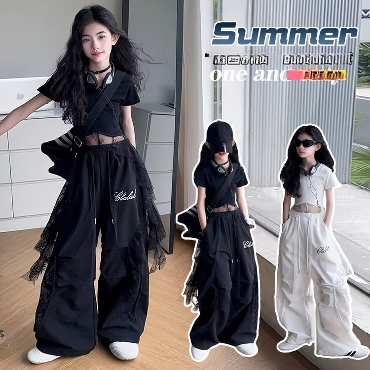 Summer Clothing For Teen Girls - 4-14 meisjes Hip Hop Jazz Street