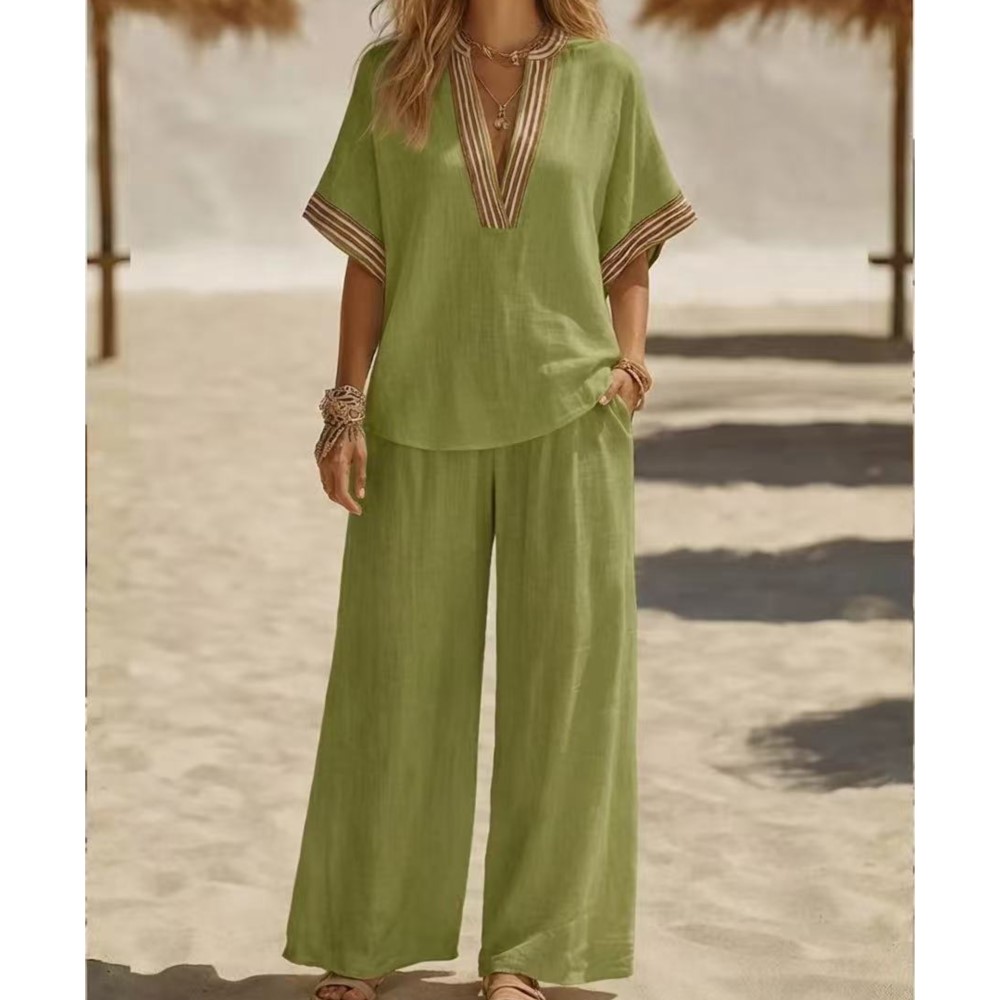 Zara Summer Clothing For Women - Mode Gestreepte T-shirt met korte mouwen