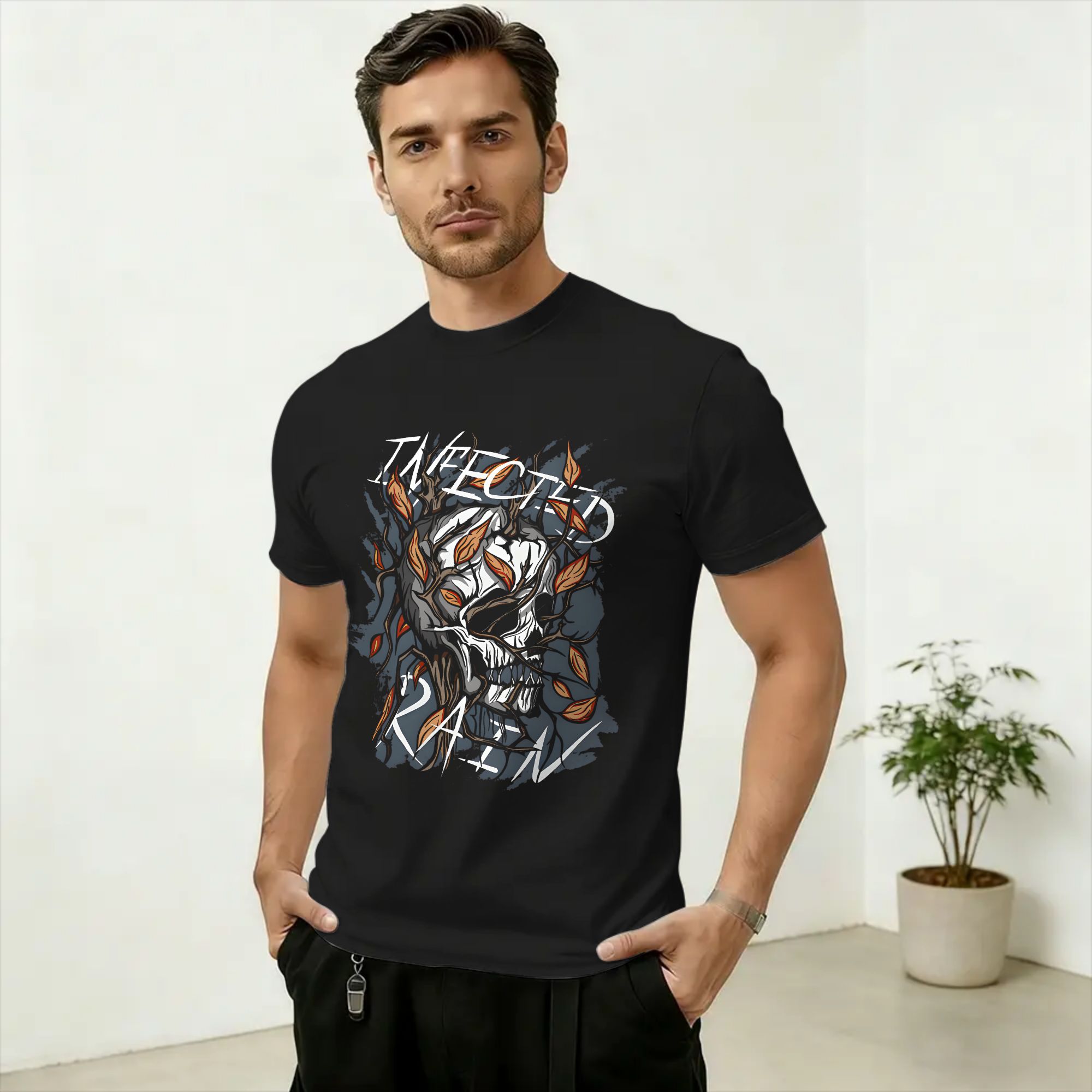 Summer Rain Clothing - Band Infected Rain T-shirt Zomer Vrije