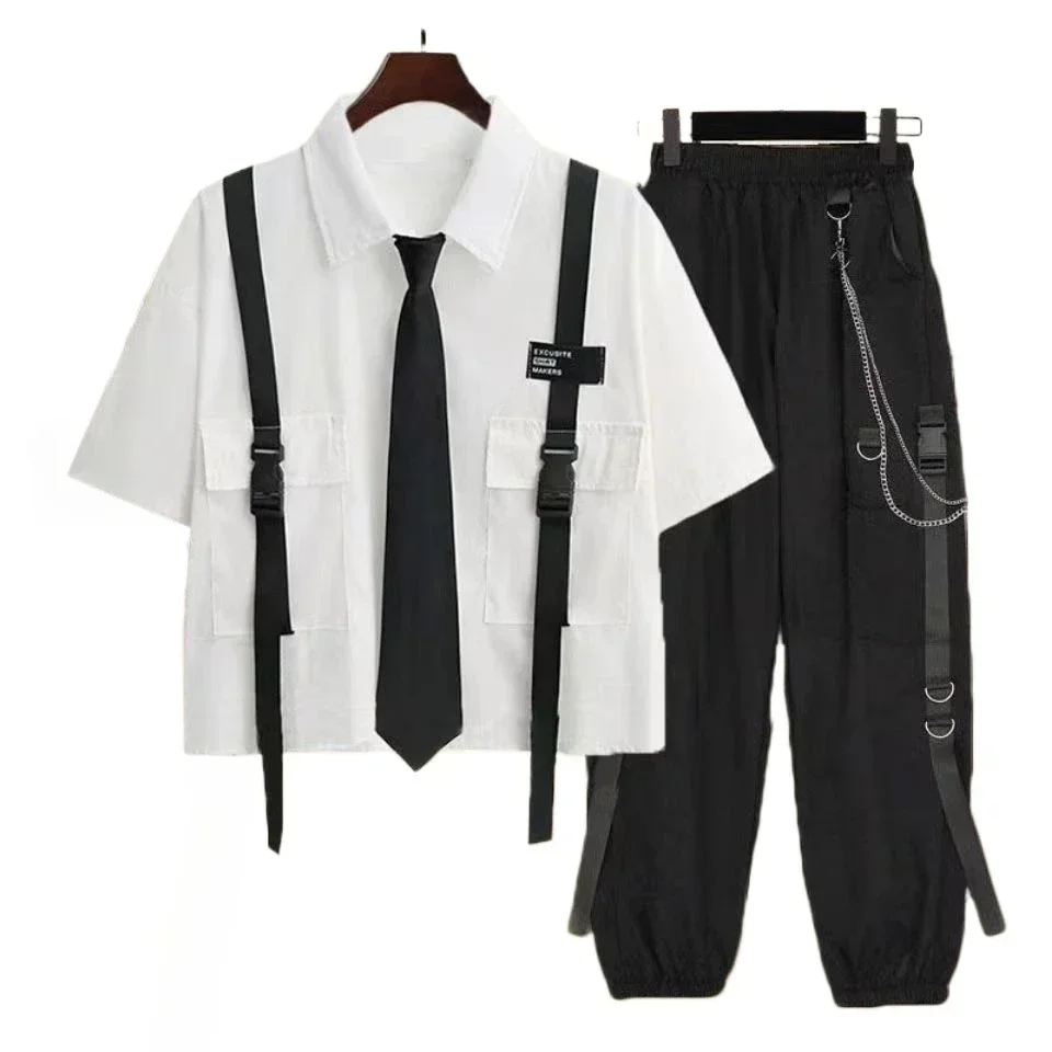 Summer Goth Clothing - Casual Cargobroek Pak Voor Dames, Lente