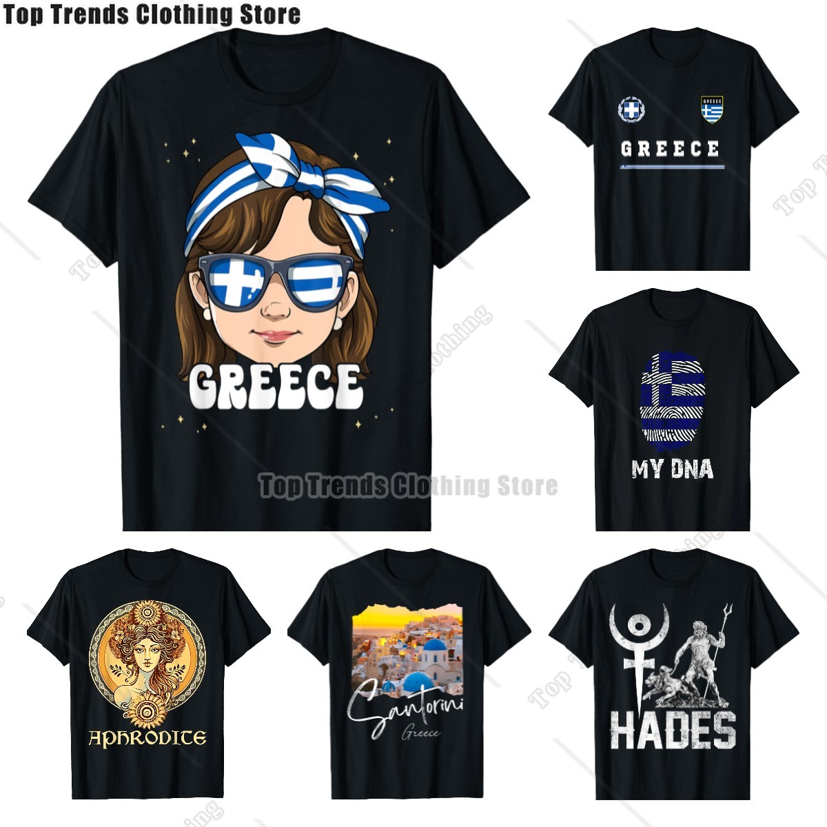 Summer Clothing For Greece - Vintage Griekse Vlag Erfgoed Roots Griekse