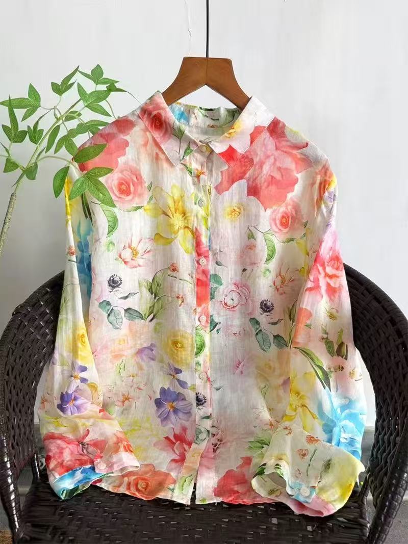 Summer Clothing In Japan - 2026 Vintage kleding 100% ramie linnen