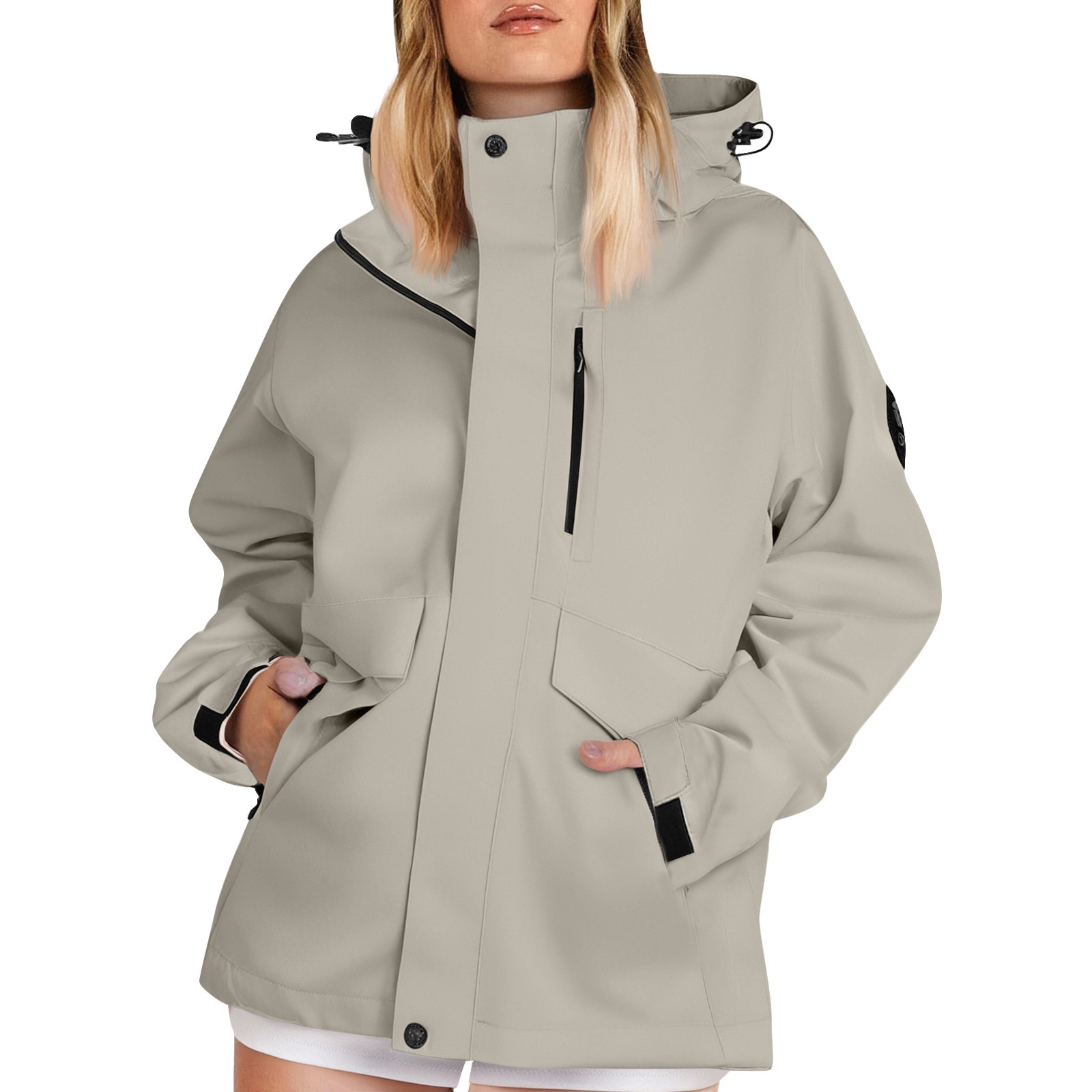 Summer Rain Clothing - Herfst Dames Lichtgewicht Wandeljassen Effen Kleur