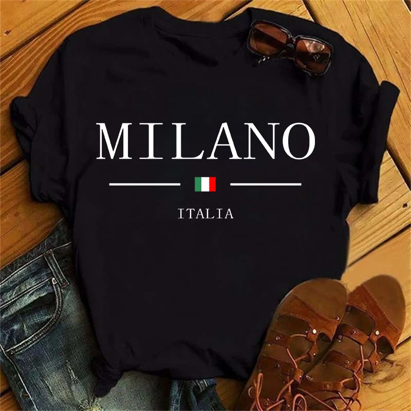 Summer Clothing Brands For Women - 2023 Merk Vrouwen Zomer Milano Letters