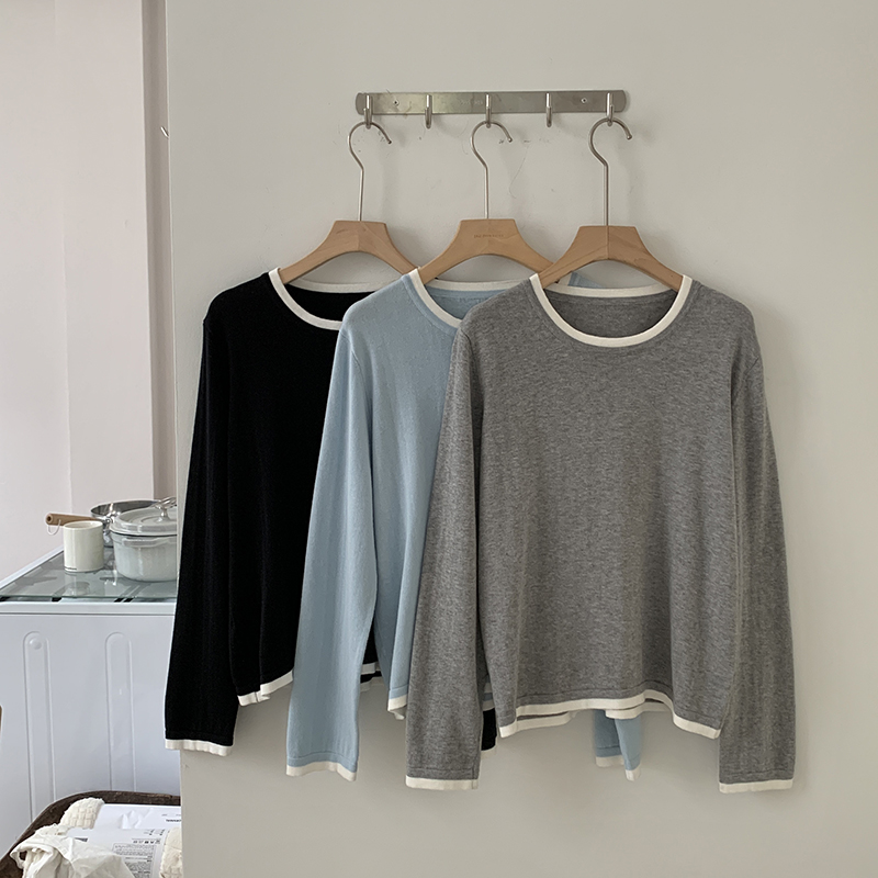 Summer Clothing Line - 100% katoenen dames shirt met O-hals,