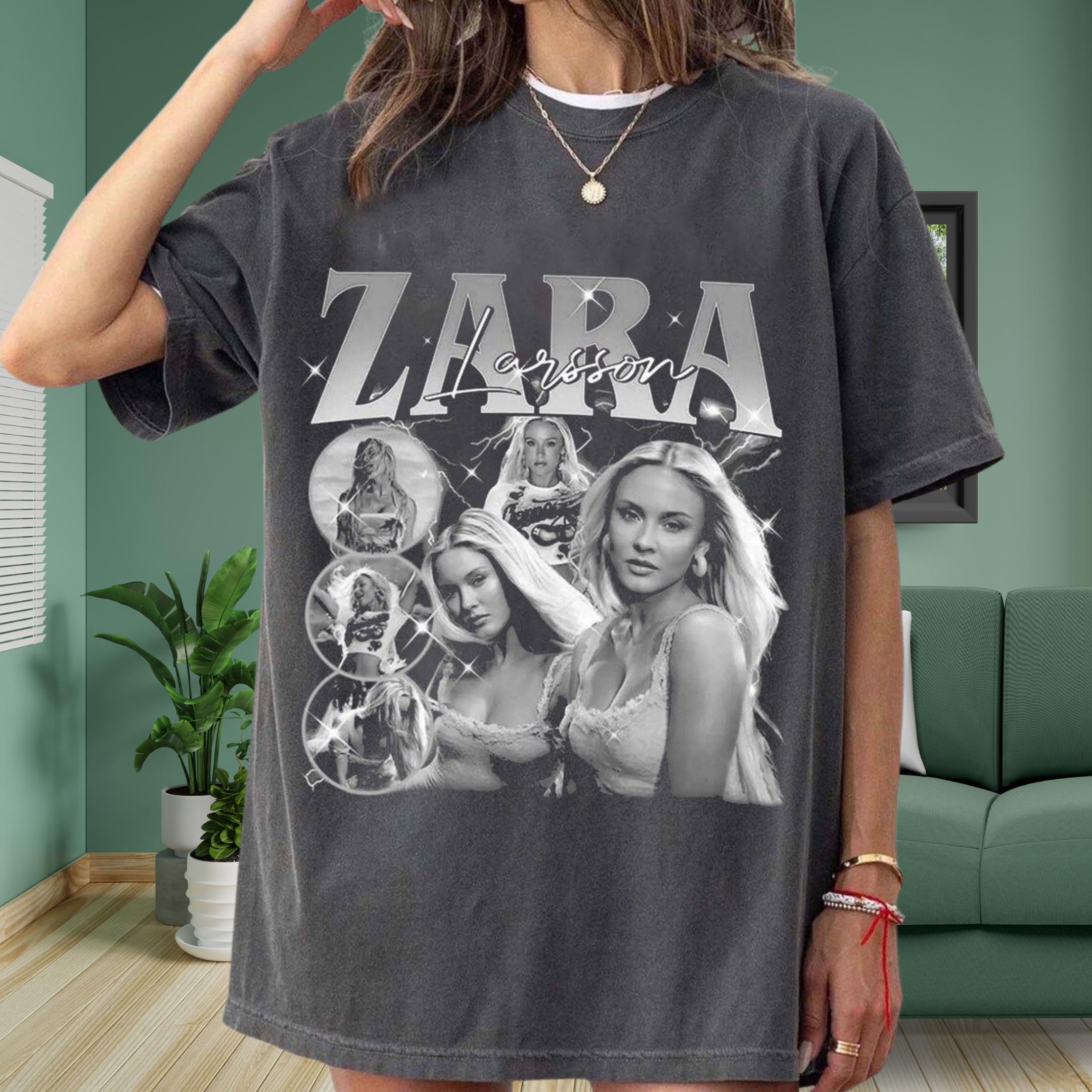 Zara Summer Clothing For Women - Zara Larsson Geïnspireerd T-shirt Popmuziek Fan