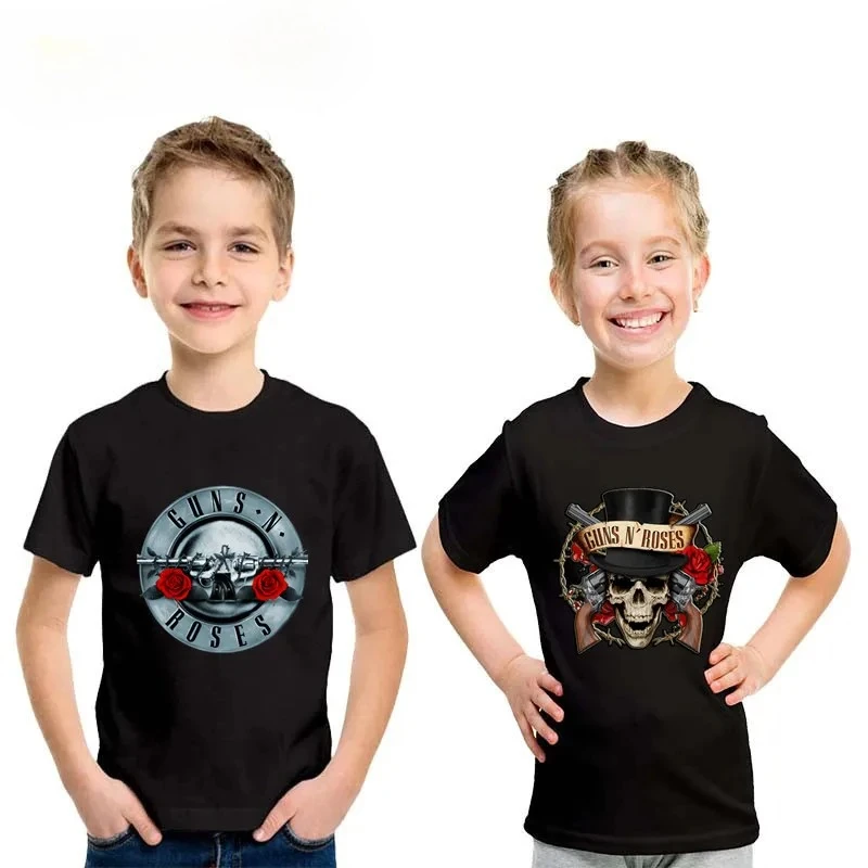 Summer Rose Clothing - Rockband Guns N' Roses print kinder