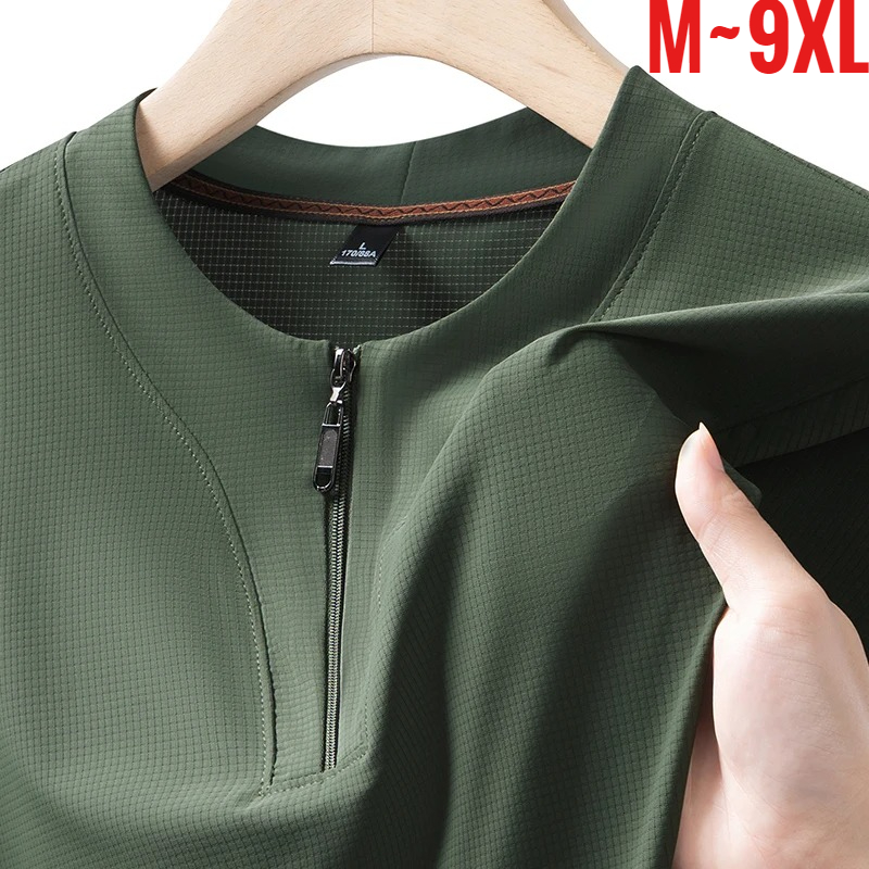Summer Clothing Line - Groot formaat 9XL Heren IJs Zijde