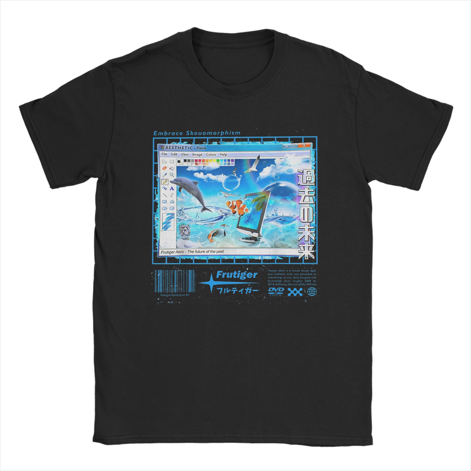 Summer Vibes Clothing Men - Mannen Frutiger Aero Fashion Collection T-shirt