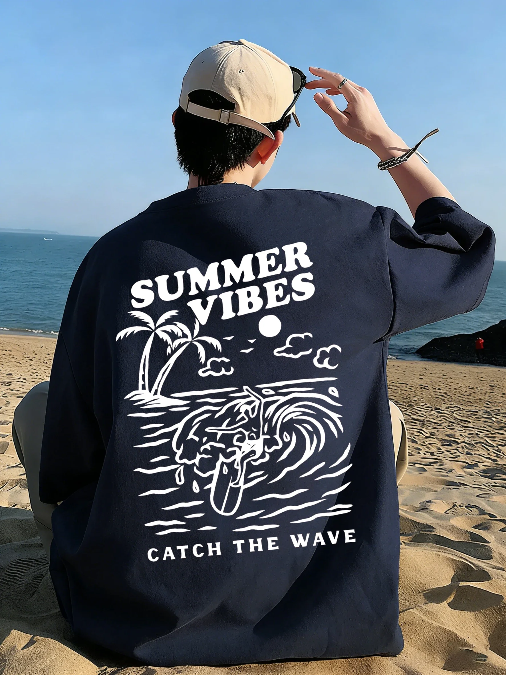 Summer Vibes Clothing Men - Summer Vibes Catch The Wave T-shirt