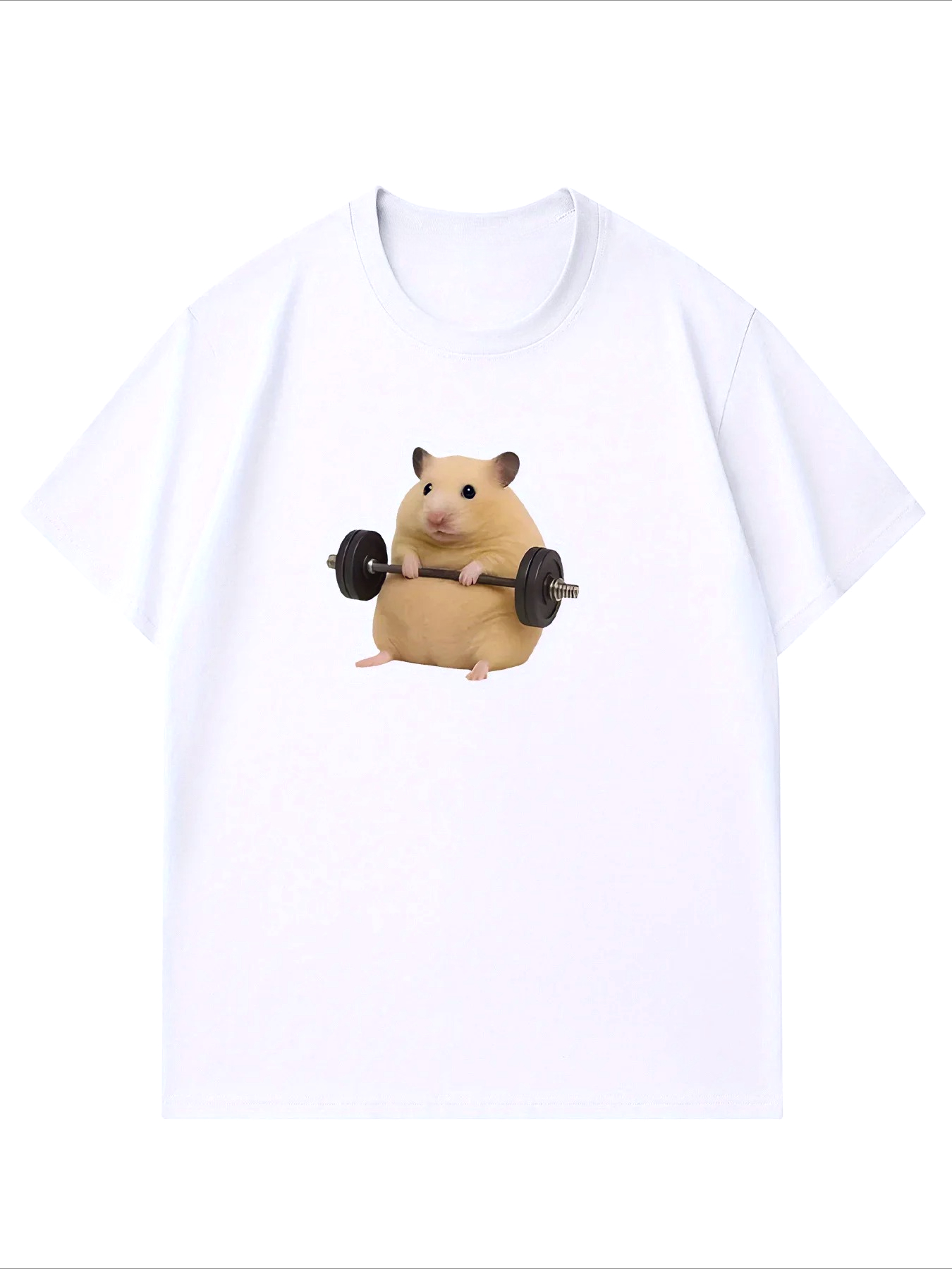 Summer Clothing Aesthetic - Plus Size Dames Lichtgroen Hamster Gewichten