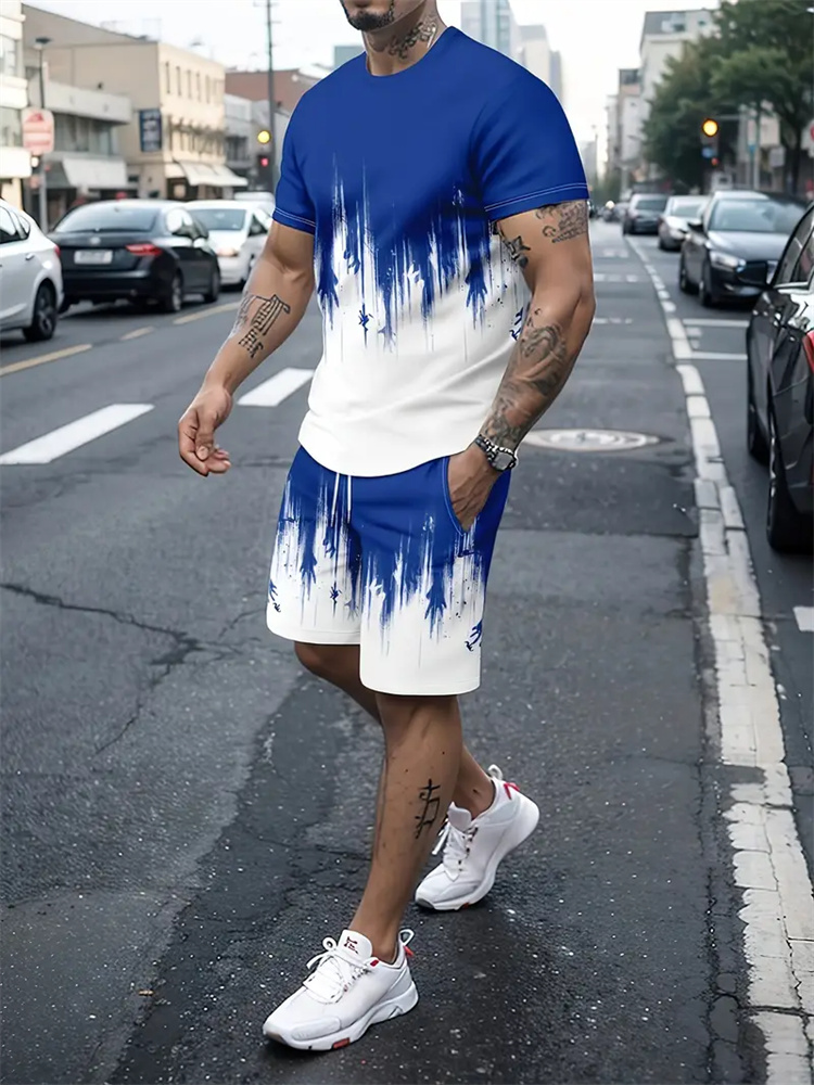 Heren Dames T-shirt met gradië - Summer Clothing Pieces recensie en prijs