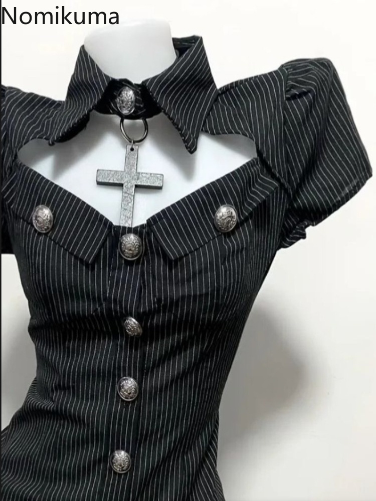 Goth Tweedelige Sets Dameskled - Summer Goth Clothing recensie en prijs