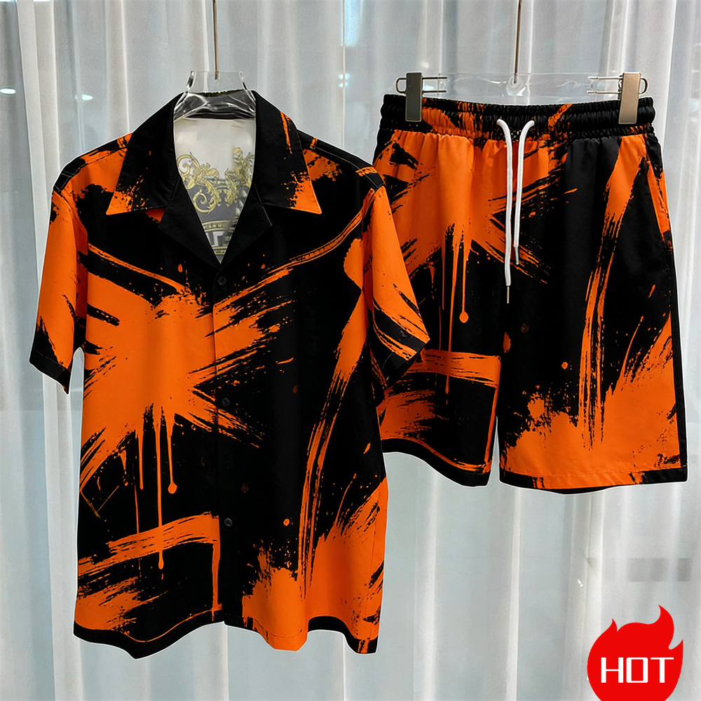 Digitaal geprinte heren set mo - Summer Clothing Men recensie en prijs