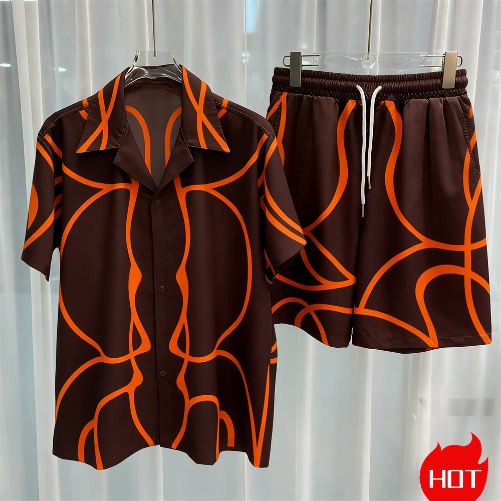 Digitaal geprinte heren set mo - Summer Clothing Men recensie en prijs