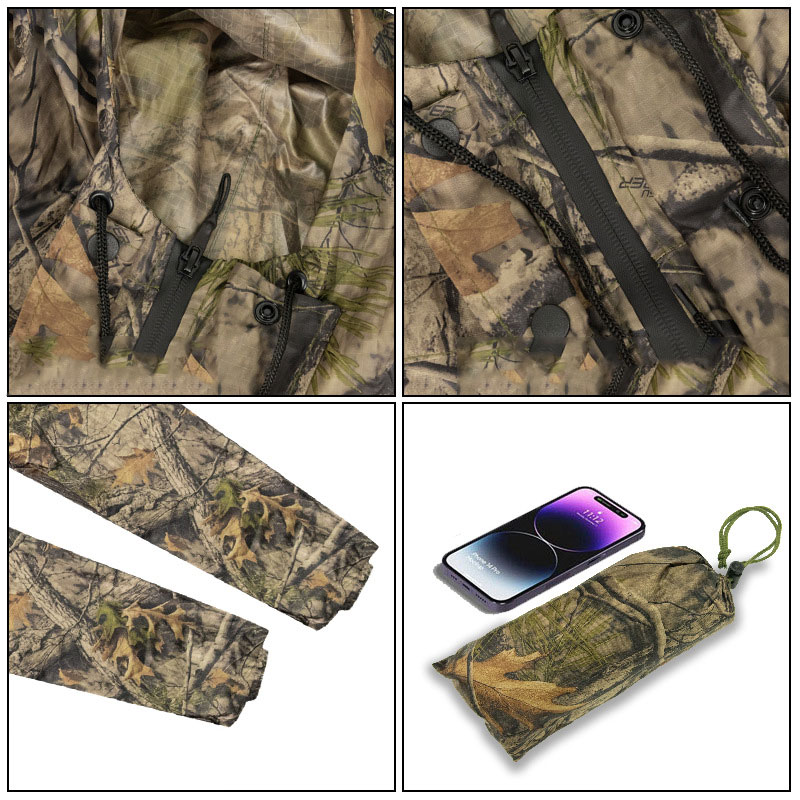 Camouflage Lange Regenjas Voor - Summer Rain Clothing recensie en prijs