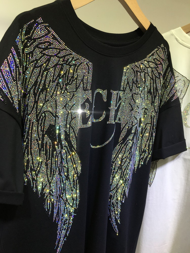 L-4XL Oversize Rhinestone Enge - Summer Clothing Brands For Women recensie en prijs