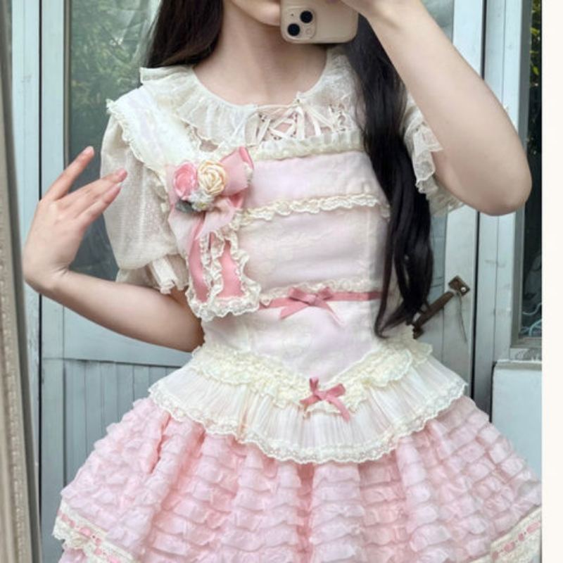 Lolita Zoete Kant Patchwork Vr - Summer Clothing Aesthetic recensie en prijs