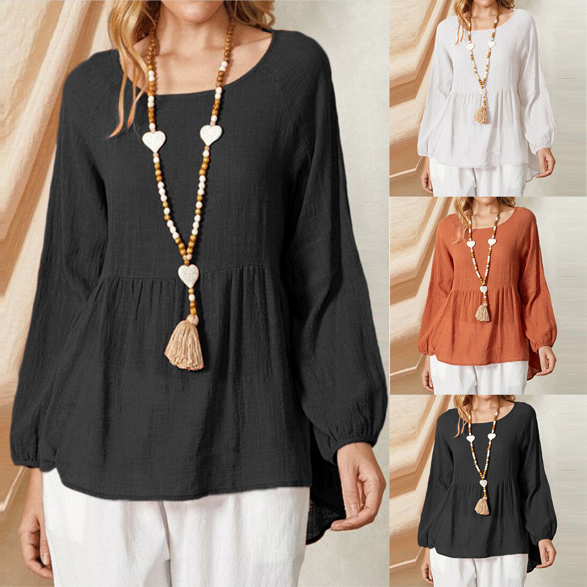 Los katoenen linnen damesshirt - Summer Clothing Brands For Women recensie en prijs