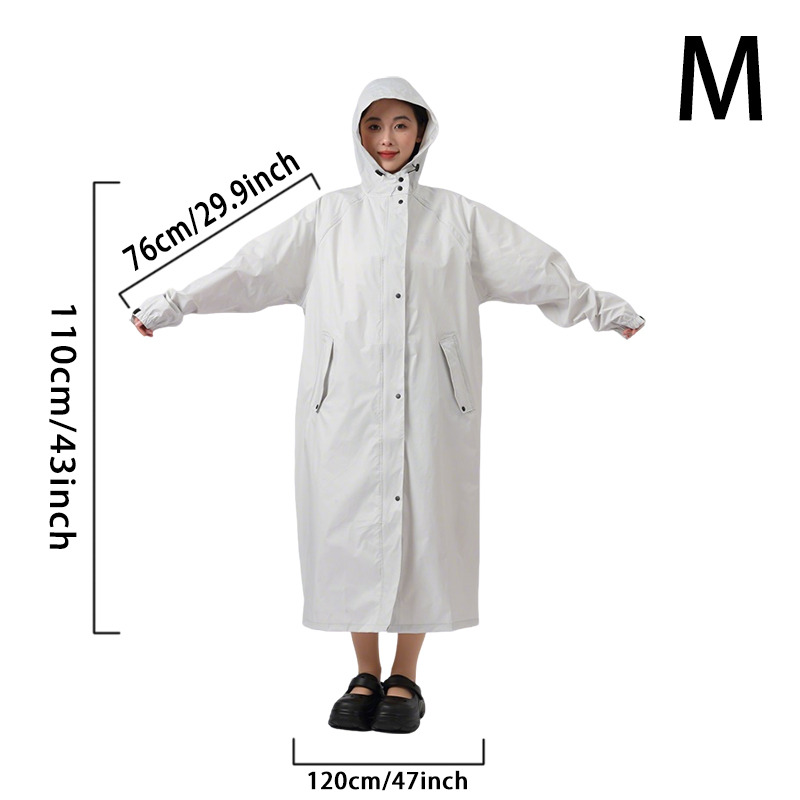 Lange regenjas met capuchon vo - Summer Rain Clothing recensie en prijs