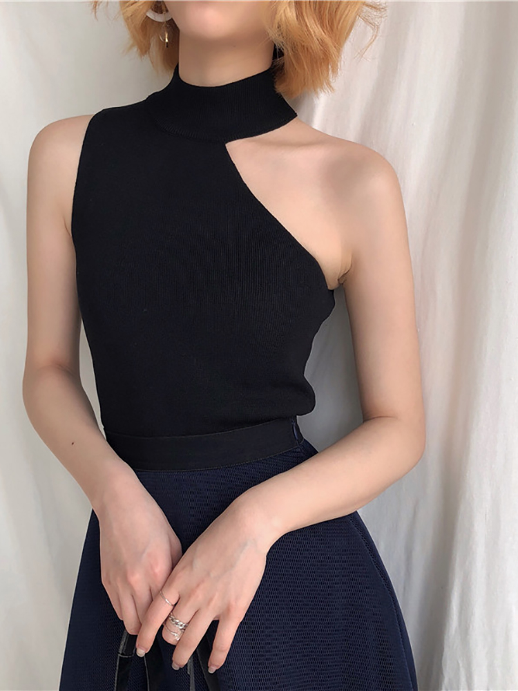 Gebreide trui off-shoulder tru - Summer Jumper Clothing recensie en prijs