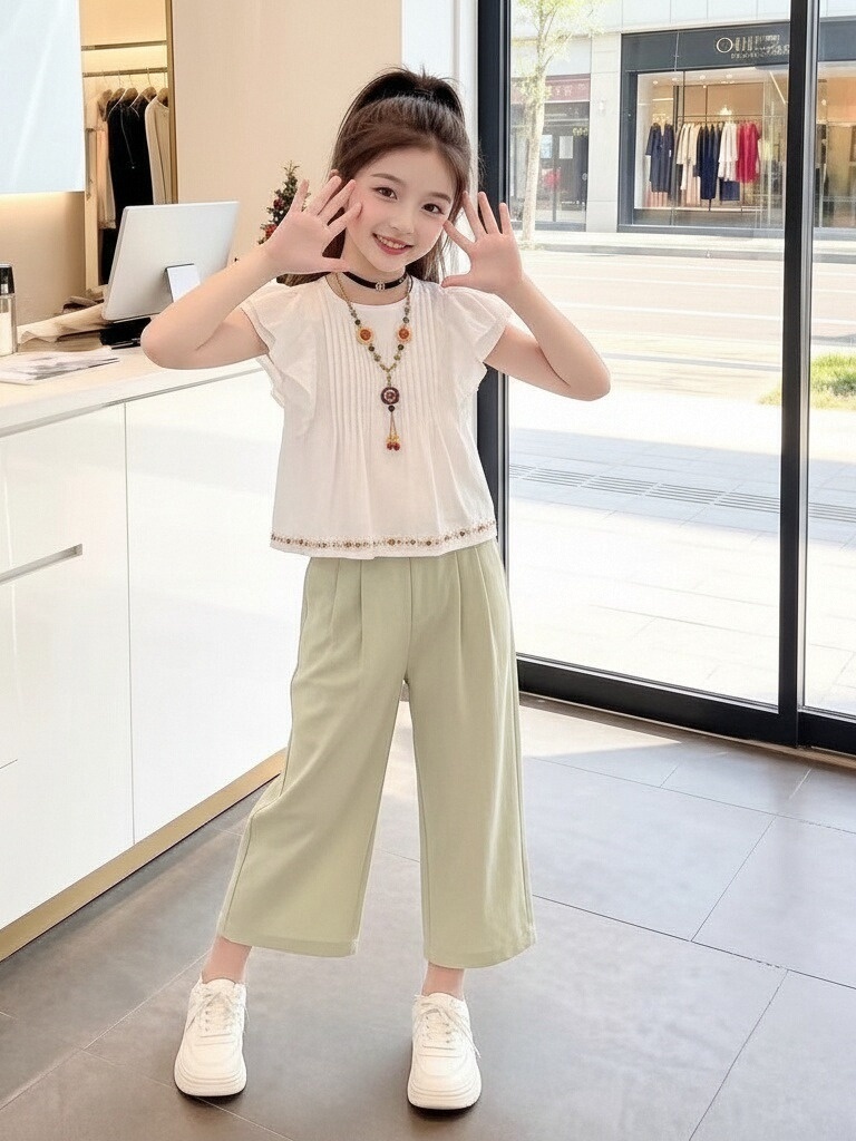 Meisjes zomermode korte mouwen - Summer Clothing Girls recensie en prijs