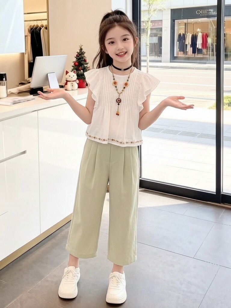 Meisjes zomermode korte mouwen - Summer Clothing Girls recensie en prijs