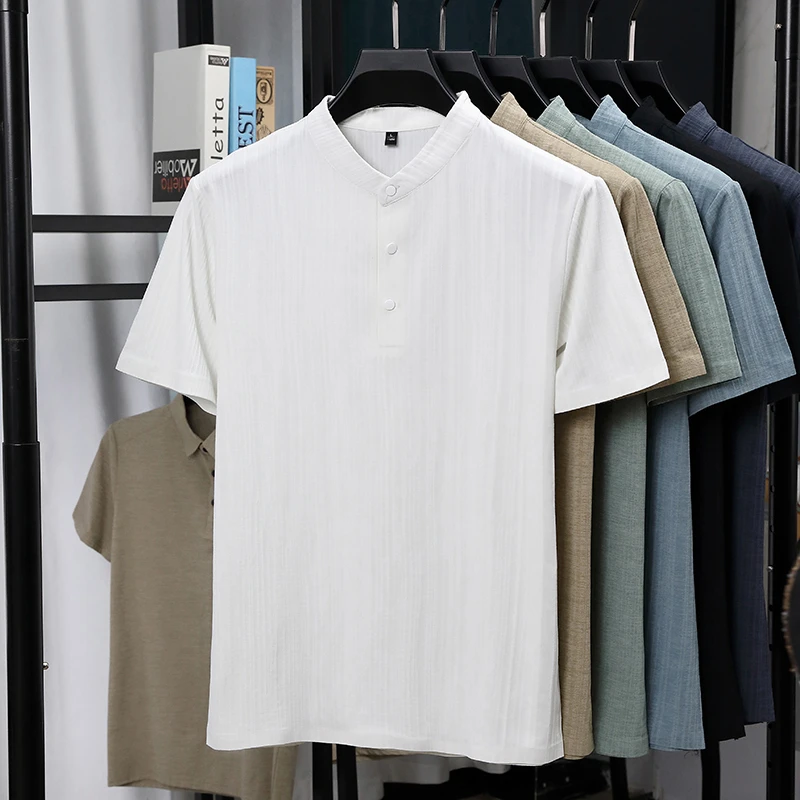 Heren overhemden met mandarijn - Summer Clothing Line recensie en prijs