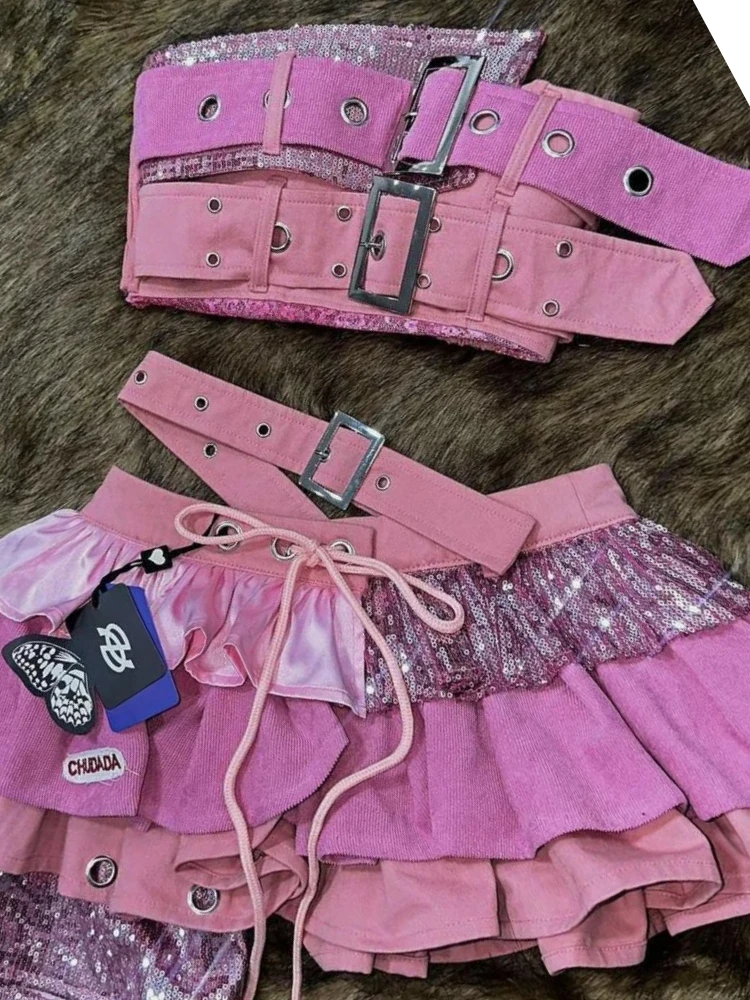 Punk Stijl Vrouw 2 Delige Sets - Summer Clothing Aesthetic recensie en prijs