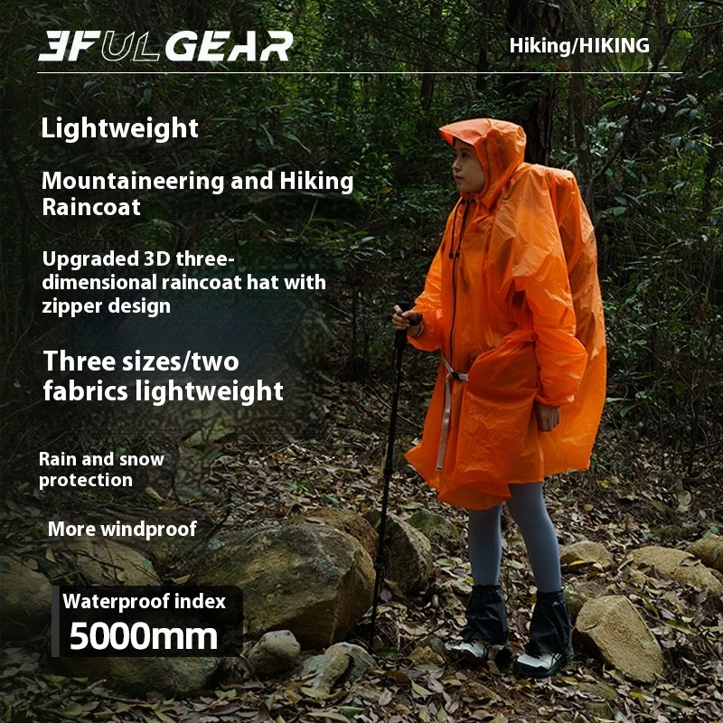 3F UL GEAR Rits Regenjas 15D N - Summer Rain Clothing recensie en prijs