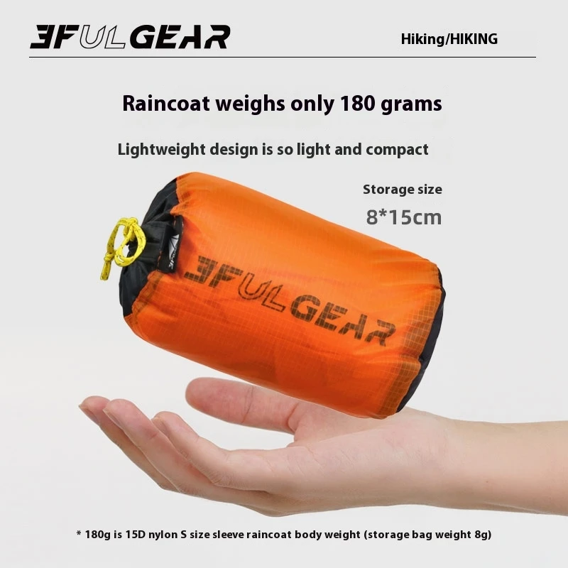 3F UL GEAR Rits Regenjas 15D N - Summer Rain Clothing recensie en prijs