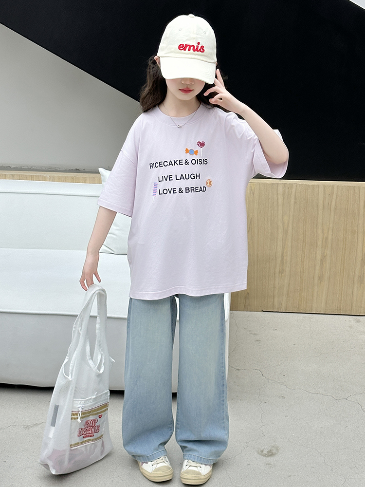 Meisjes zomer T-shirt set casu - Summer Clothing Girls recensie en prijs