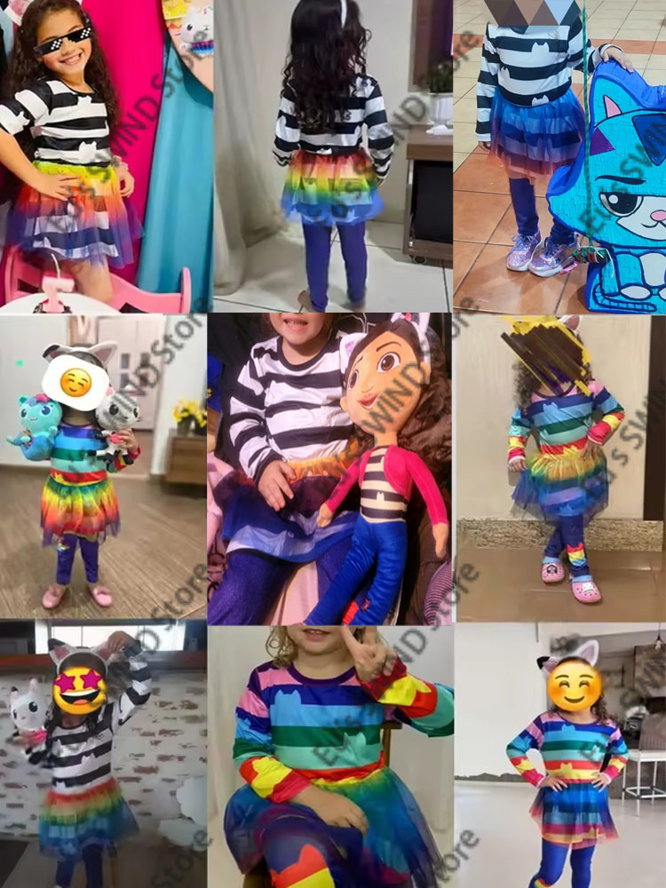 2026 cartoon Zwart Wit Streep  - Summer Clothing For Teen Girls recensie en prijs