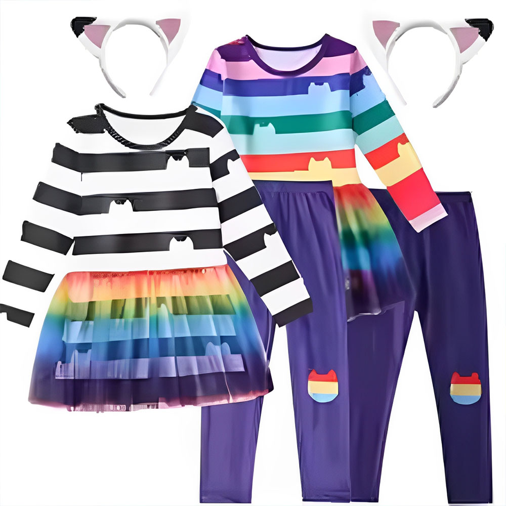 2026 cartoon Zwart Wit Streep  - Summer Clothing For Teen Girls recensie en prijs