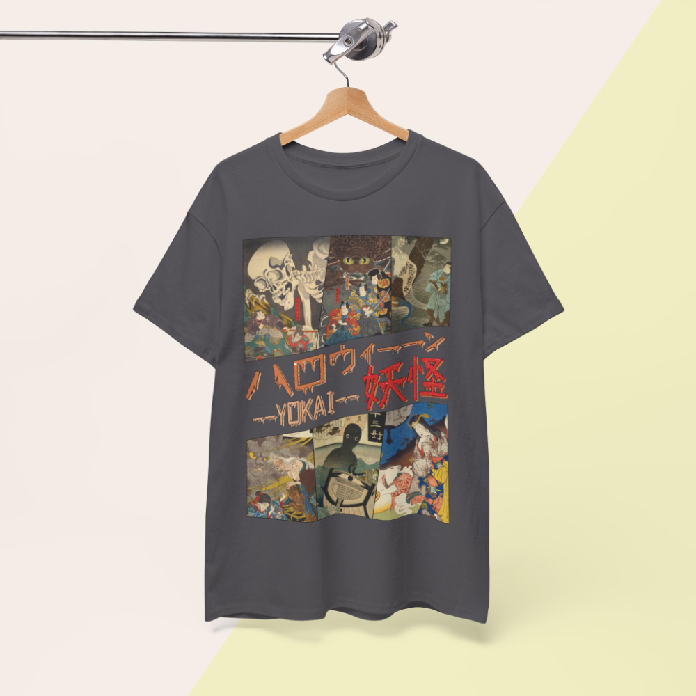 Vintage Yokai T-shirt Utagawa  - Summer Goth Clothing recensie en prijs