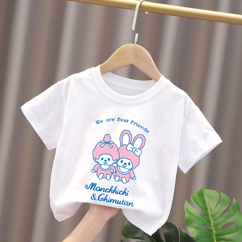 Monchhichi Kids T-shirts Anime - Summer Clothing Girls recensie en prijs