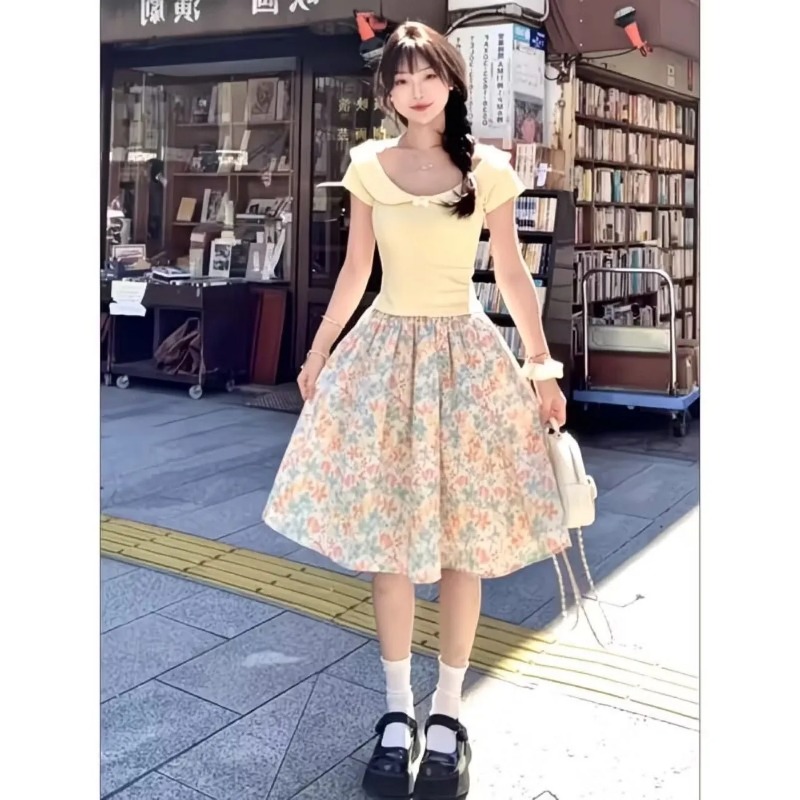 Japanse Koreaanse dames zoete  - Summer Clothing In Japan recensie en prijs