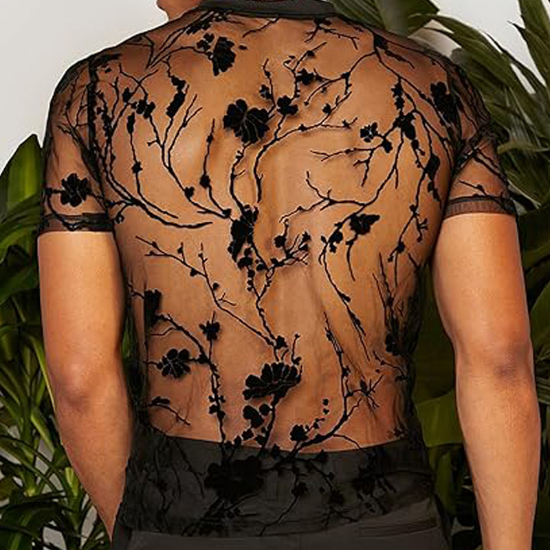 Zomer herenkleding mesh kant g - Summer Rose Clothing recensie en prijs