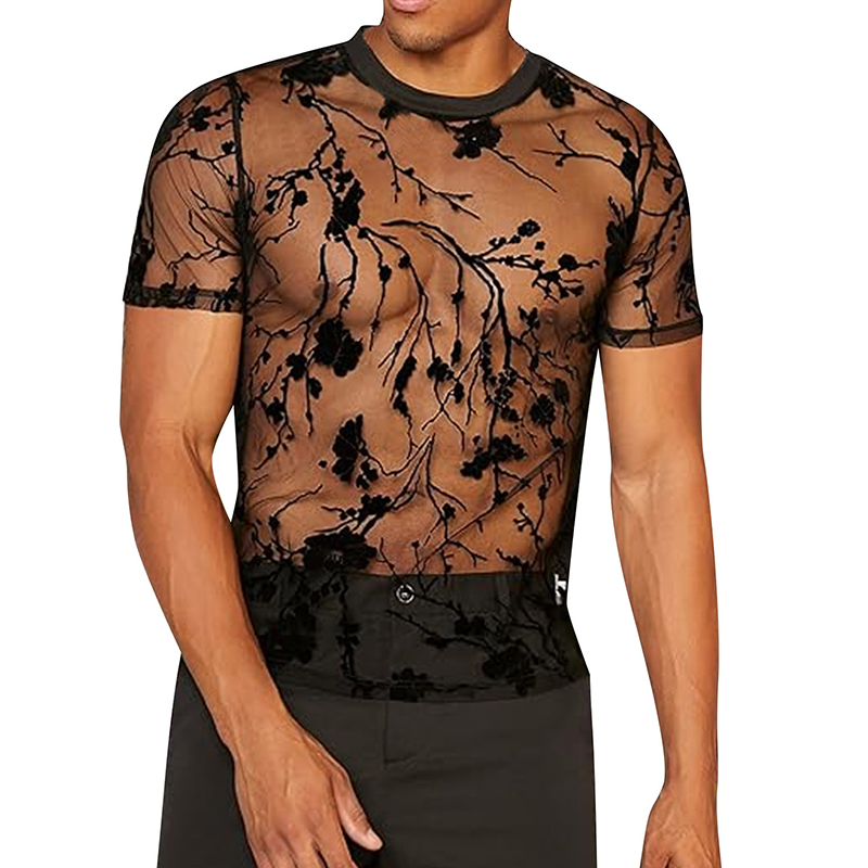 Zomer herenkleding mesh kant g - Summer Rose Clothing recensie en prijs