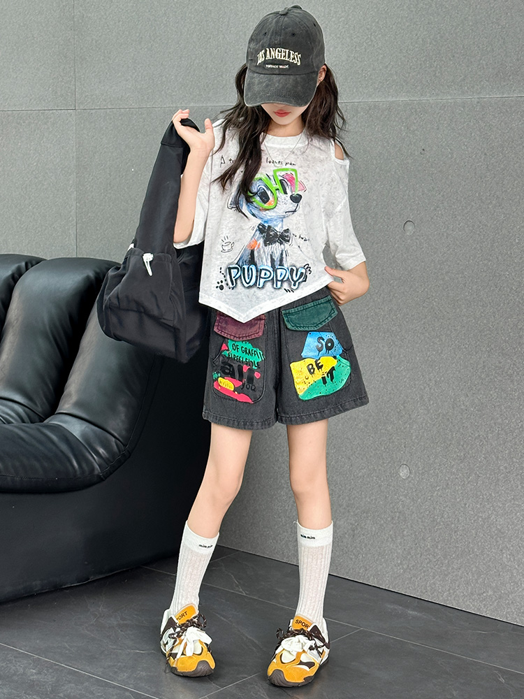 Meisjes zomer T-shirt set dunn - Summer Clothing Girls recensie en prijs