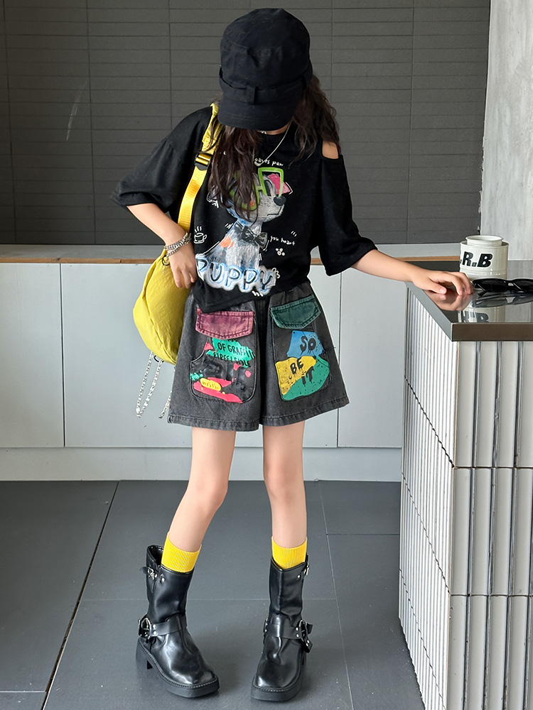Meisjes zomer T-shirt set dunn - Summer Clothing Girls recensie en prijs