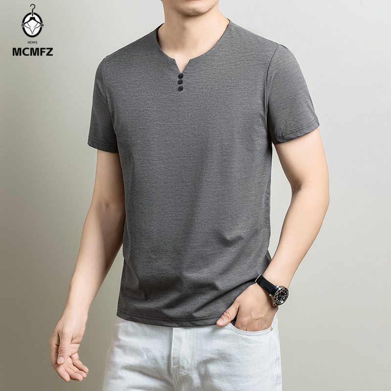 Basic Henley T-shirt voor here - Summer Clothing Line recensie en prijs