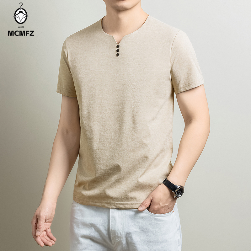 Basic Henley T-shirt voor here - Summer Clothing Line recensie en prijs