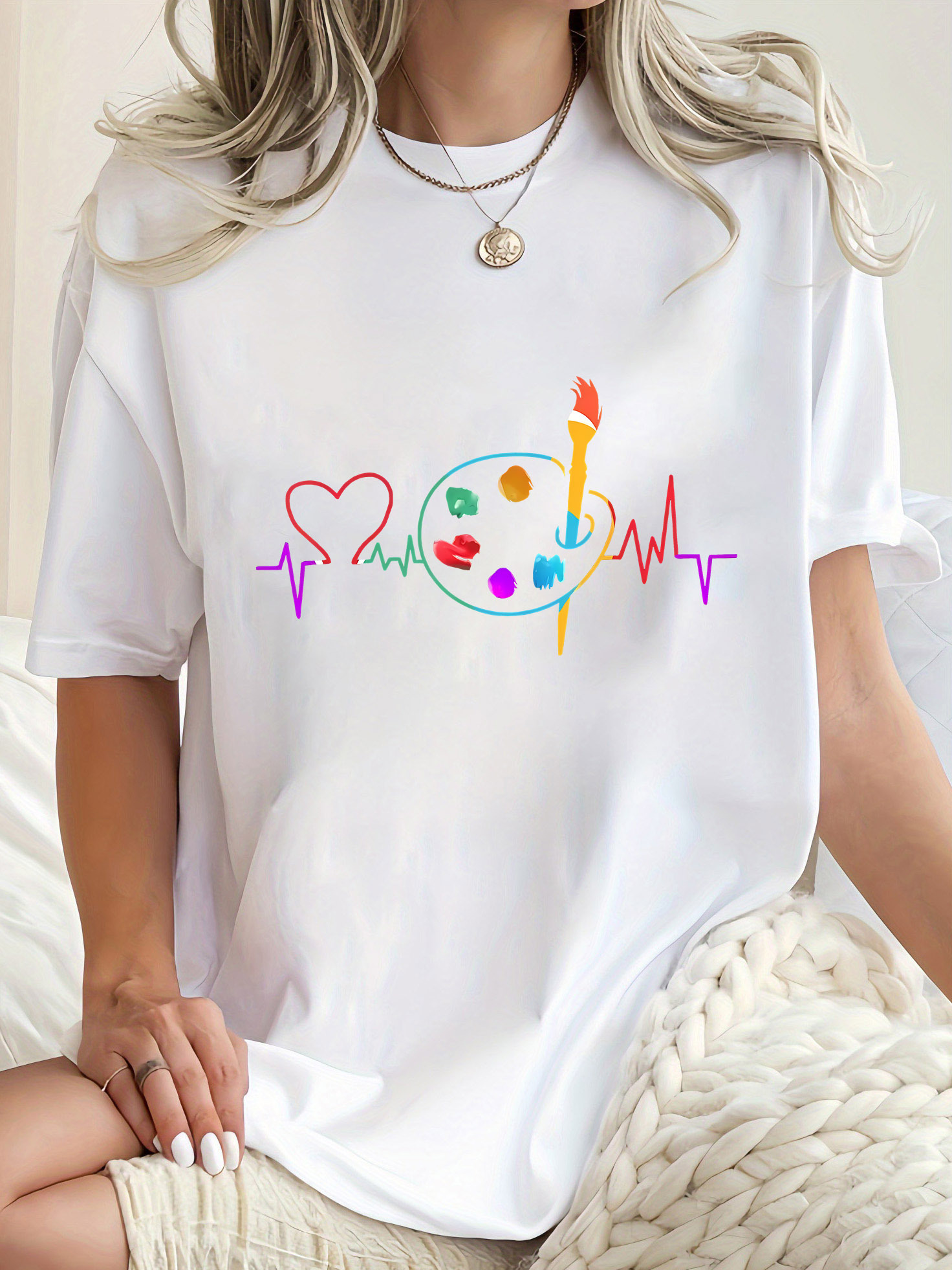 Kleurrijk geometrisch dames ca - Summer Clothing Palette recensie en prijs