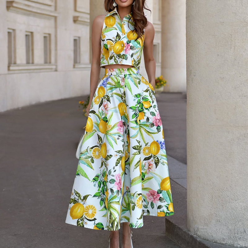 Damesmode Citroenprint Mouwloo - Summer Clothing Girls recensie en prijs