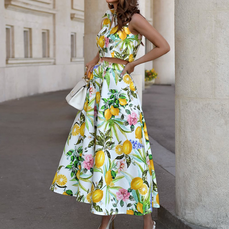 Damesmode Citroenprint Mouwloo - Summer Clothing Girls recensie en prijs