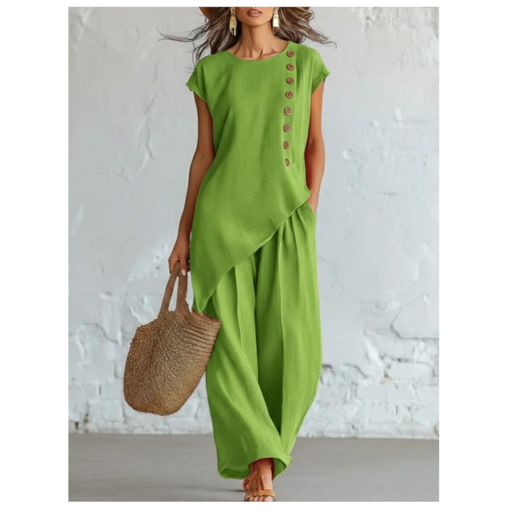 Zomer Casual O-hals Knoopsluit - Zara Summer Clothing For Women recensie en prijs