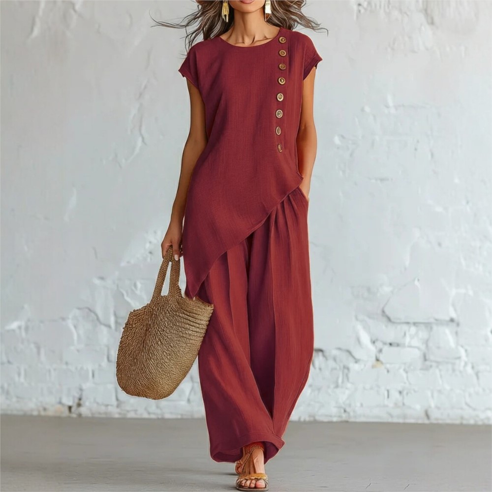 Zomer Casual O-hals Knoopsluit - Zara Summer Clothing For Women recensie en prijs